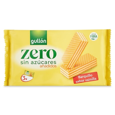 Barquillos de vainilla sin azúcares Gullón 180 g-0