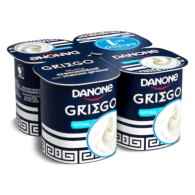 Yogur griego natural Danone 4 x 110 g-0