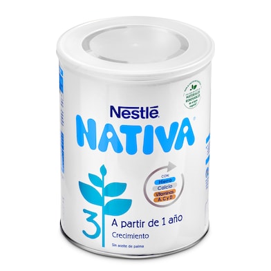 Leche infantil en polvo de continuación +12 meses Nativa 800 g-0 Leche infantil en polvo de continuación +12 meses Nativa 800 g-0
