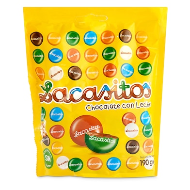 Grageas de chocolate con leche Lacasitos 190 g-0