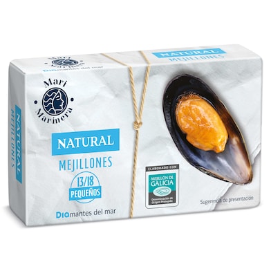 Mejillones al natural 13/18 piezas Dia Mari Marinera 69 g-0