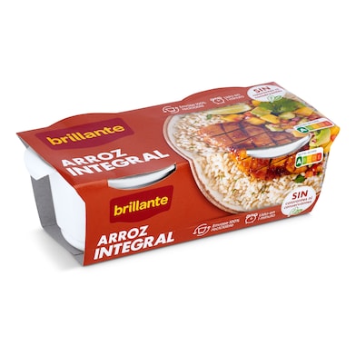 Vasos de arroz integral Brillante 2 x 125 g-0