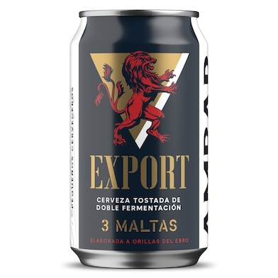 Cerveza tostada tres maltas Ambar 33 cl-0