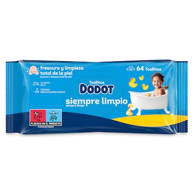 Toallitas para bebés Dodot 64 unidades-0