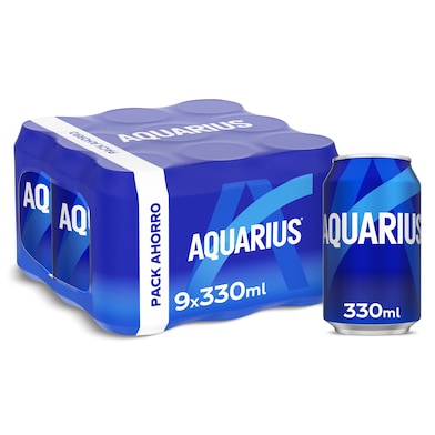 Aquarius de limón 9 x 330 ml-0