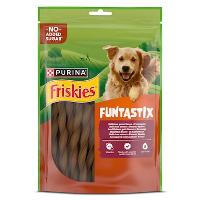 Snack para perros funtastick sabor jamón /queso Friskies 175 g-0