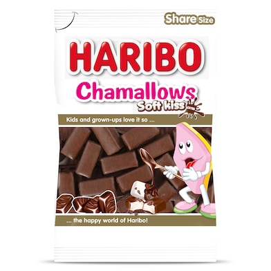 Nubes de chocolate soft kiss Haribo 175 g-0