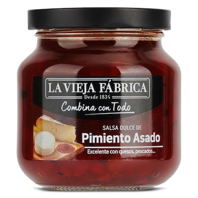 Salsa dulce de pimiento asado La vieja fábrica 280 g-0