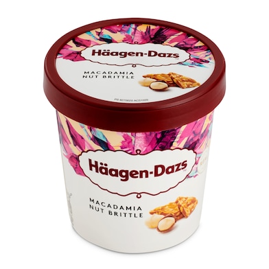 Tarrina Haagen Dazs vainilla con nueces de macadamia 400 g-0