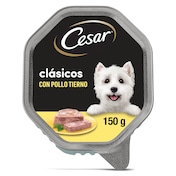Paté para perros con pollo Cesar 150 g