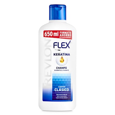 Champú con keratina Flex 650 ml-0