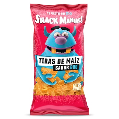 Tiras de maíz sabor barbacoa Dia Snack Maniac 150 g-0