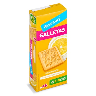 Galletas sabor yogur con limón Bicentury 160 g-0