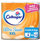 Papel higiénico xxl Colhogar 6 unidades