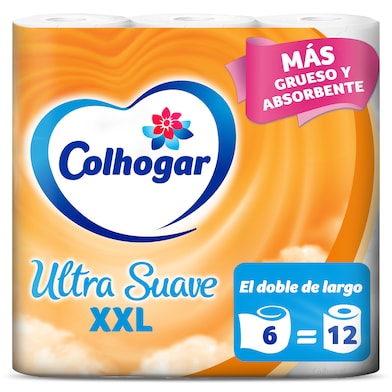 Papel higiénico xxl Colhogar 6 unidades-0