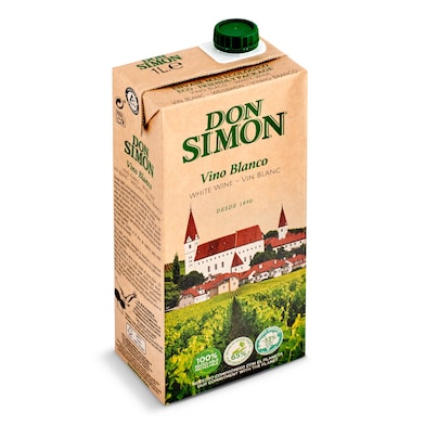Vino blanco Don Simón 1 L-0