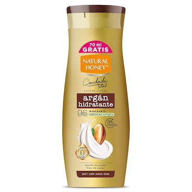 Loción corporal reparadora elixir de argán Natural Honey 330 ml-0