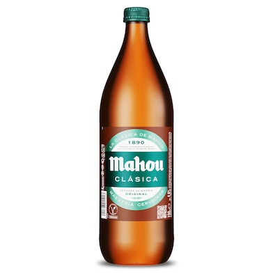 Cerveza clásica Mahou 1 L-0