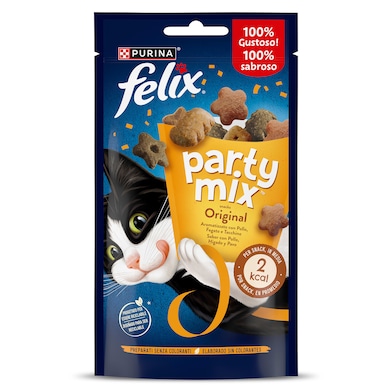 Snack para gatos party mix original Felix 60 g-0