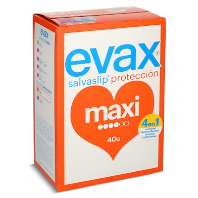 Protegeslip maxi Evax 40 unidades-0