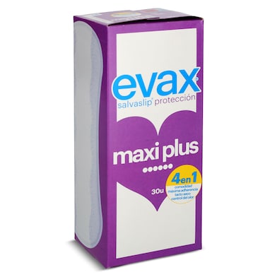 Protegeslip maxi plus Evax 30 unidades-0
