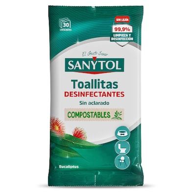 Toallitas desinfectantes Sanytol 30 unidades-0