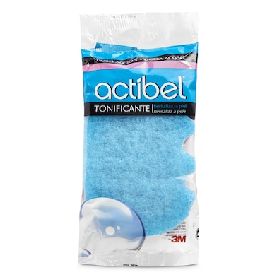 Esponja de baño tonificante doble acción Actibel 1 unidad-0