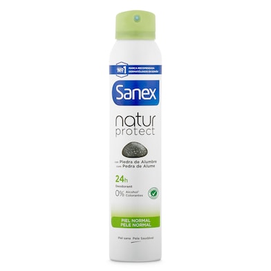 Desodorante natur protect piel normal Sanex 200 ml-0