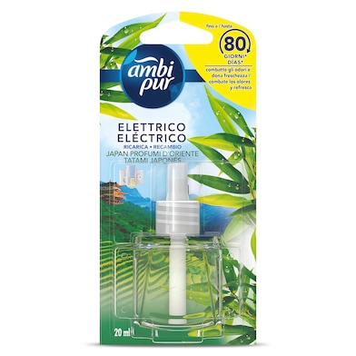 Ambientador eléctrico aroma tatami japonés Ambipur 1 unidad-0
