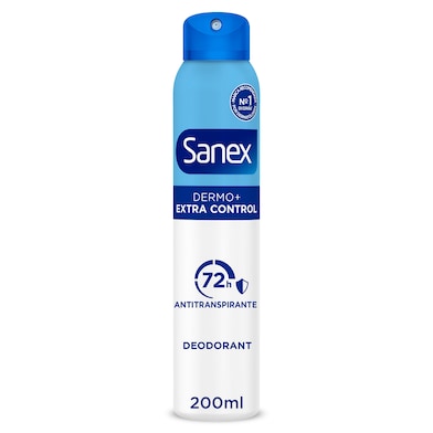 Desodorante dermo extra control Sanex 200 ml-0