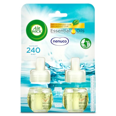 Ambientador eléctrico nenuco Air Wick blister 2 unidades-0