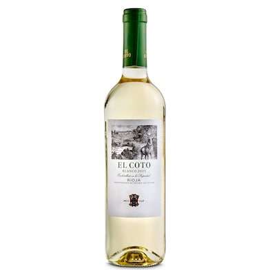 Vino blanco D.O. Rioja El coto 75 cl-0
