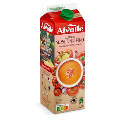 Gazpacho suave sin pepino Alvalle 1 L-0