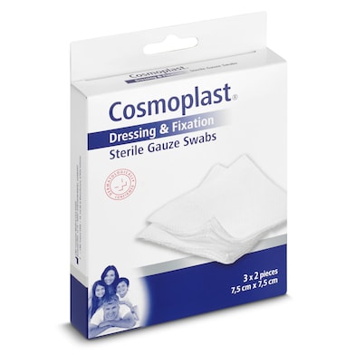 Gasas estériles Cosmoplast 6 unidades-0