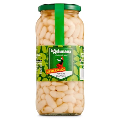 Alubias cocidas sin sal La Asturiana 400 g-0