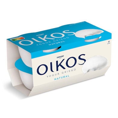 Yogur griego natural Oikos 4 x 110 g-0