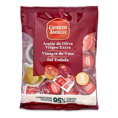 Set aliño aceite de oliva, vinagre y sal Capricho andaluz 1 unidad-0