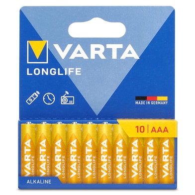 Pilas AAA Varta 10 unidades-0
