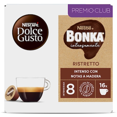 Cápsulas de café ristretto Bonka Dolce Gusto 16 unidades-0