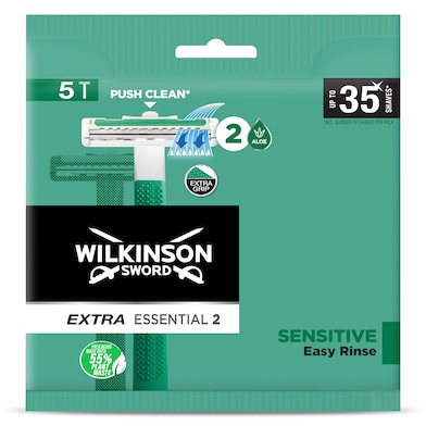 Maquinilla de afeitar extra 2 sensitive Wilkinson 5 unidades-0