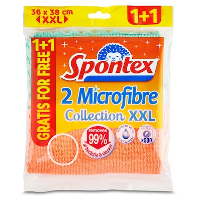 Bayeta microfibra XXL Spontex 2 unidades-0