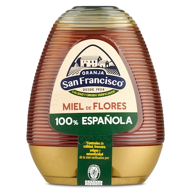 Miel de flores antigoteo Granja san fancisco 350 g-0