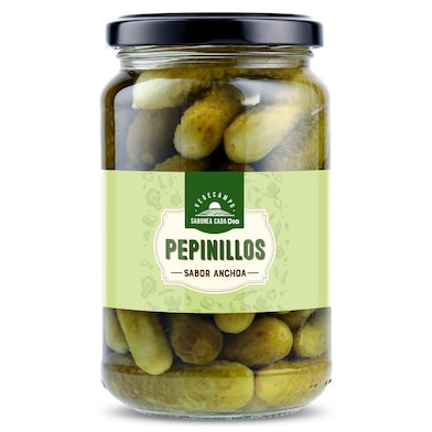 Pepinillos sabor anchoa Dia Vegecampo 180 g-0