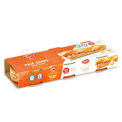 Paté suave Apis 3 x 80 g-0