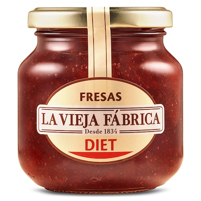 Mermelada de fresas diet La vieja fábrica 280 g-0