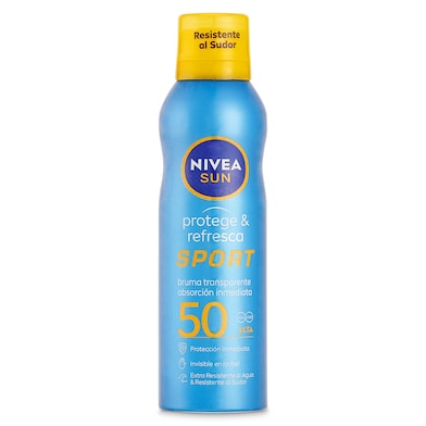 Bruma solar protege & refresca spf 50 Nivea 200 ml-0