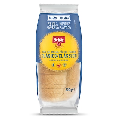 Pan de molde sin gluten Dr. Schar 300 g-0