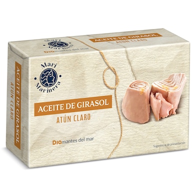 Atún claro en aceite de girasol Dia Mari Marinera 143 g-0