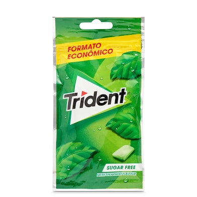 Chicles sabor hierbabuena sin azúcar Trident 43 g-0