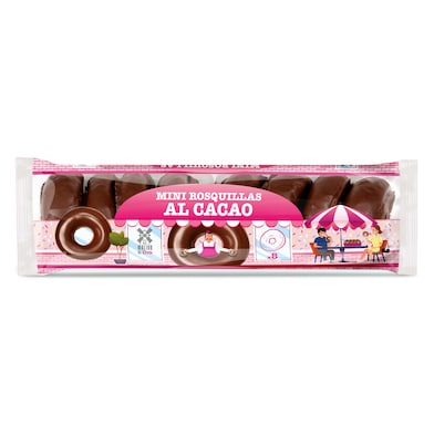 Mini rosquillas al cacao El Molino de Dia 155 g-0